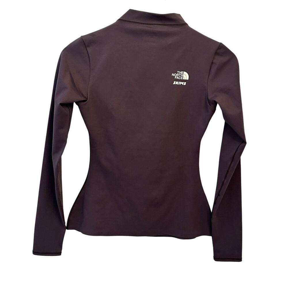 SKIMS x The North Face Refina Long Sleeve Top Phoenix Small New with tags - Picture 2 of 11